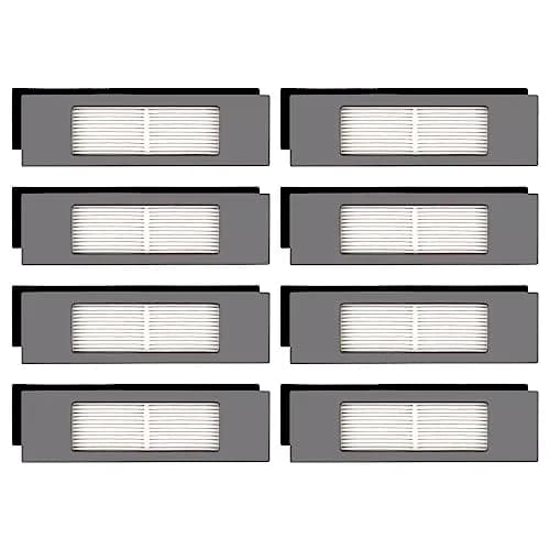CHAIN PEAK N10 HEPA Filter 8-Pack | 99.9% Filtration for Ecovacs Robot Vacuums thumbnail 1