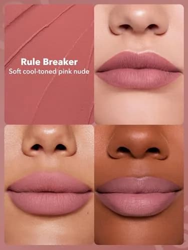SHEGLAM Dynamatte Boom Waterproof Matte Lipstick - Rule Breaker | 0.0952 Ounce (2.7 g) thumbnail 4