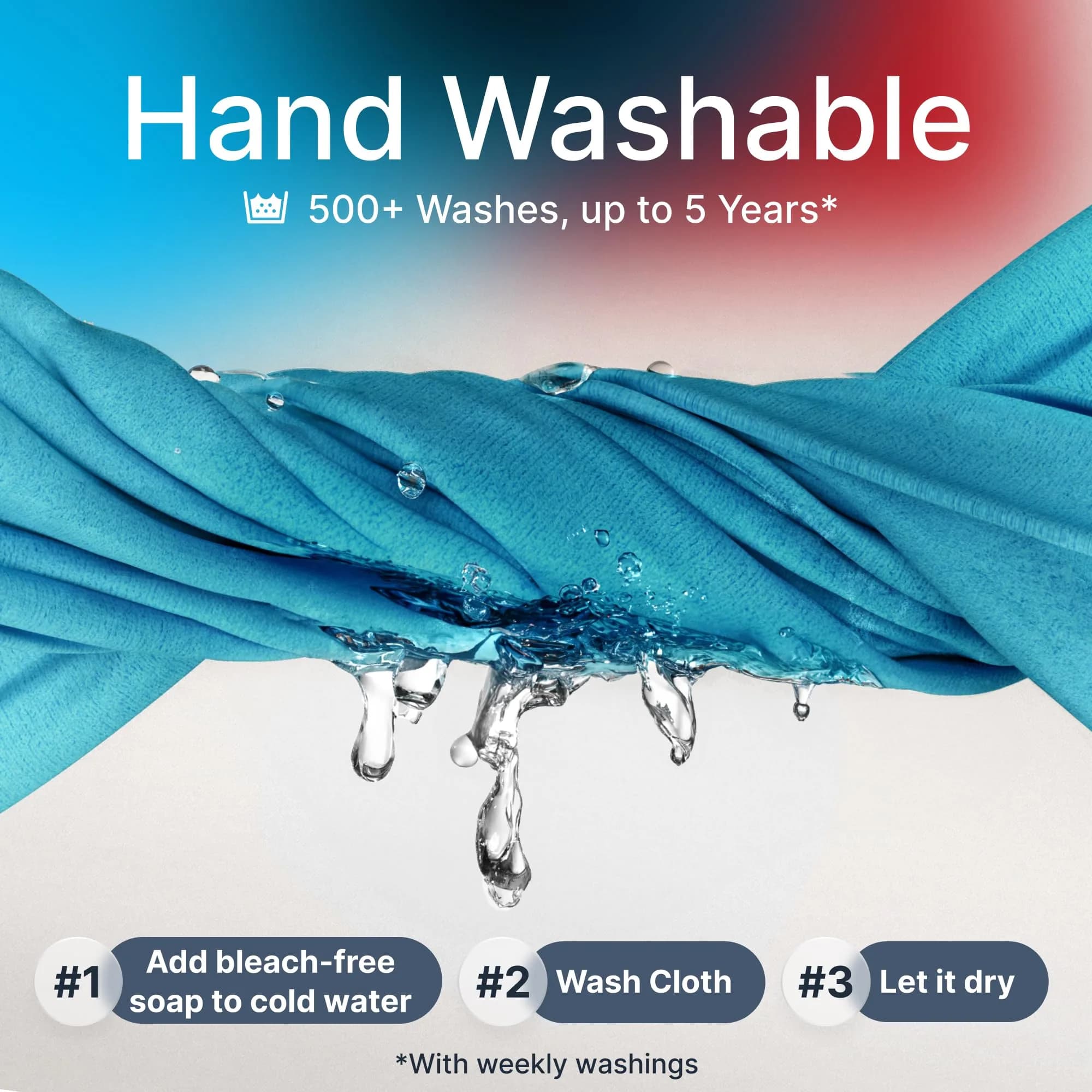 Koala Lifestyle XL Microfiber Cleaning Cloths - Purple & Blue (3 Pack) - view 4