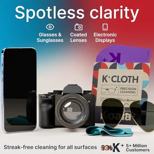 Koala Lifestyle XL Microfiber Cleaning Cloths - Purple & Blue (3 Pack) thumbnail 2