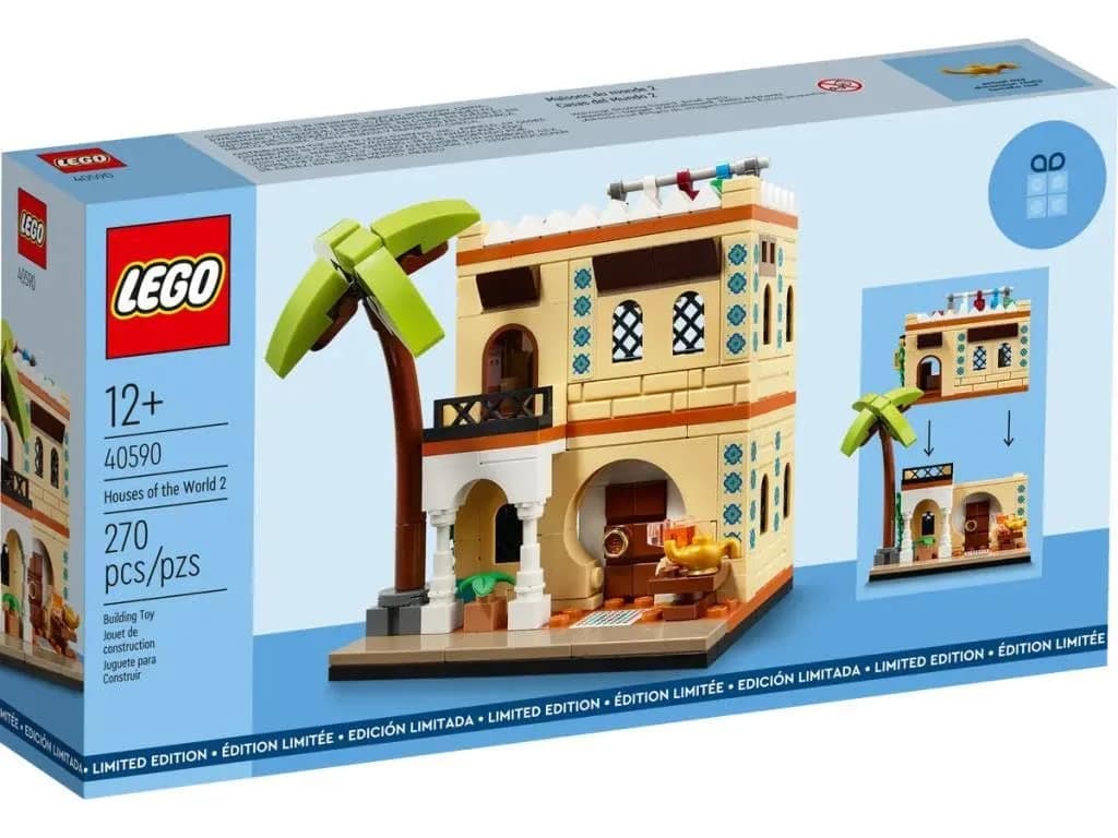 LEGO Houses of the World 2 North Africa | 270 Pieces, Architecture Gift, 12+ | Build Globally Inspired Homes — Multicoloured