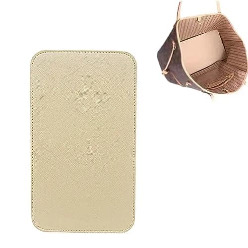 ZARSIO Handbag Base Shaper Liner Board for Speedy 30 Tote Purse | 30cm x 15cm (11.8 x 5.9 inch) Beige PU Leather thumbnail 1