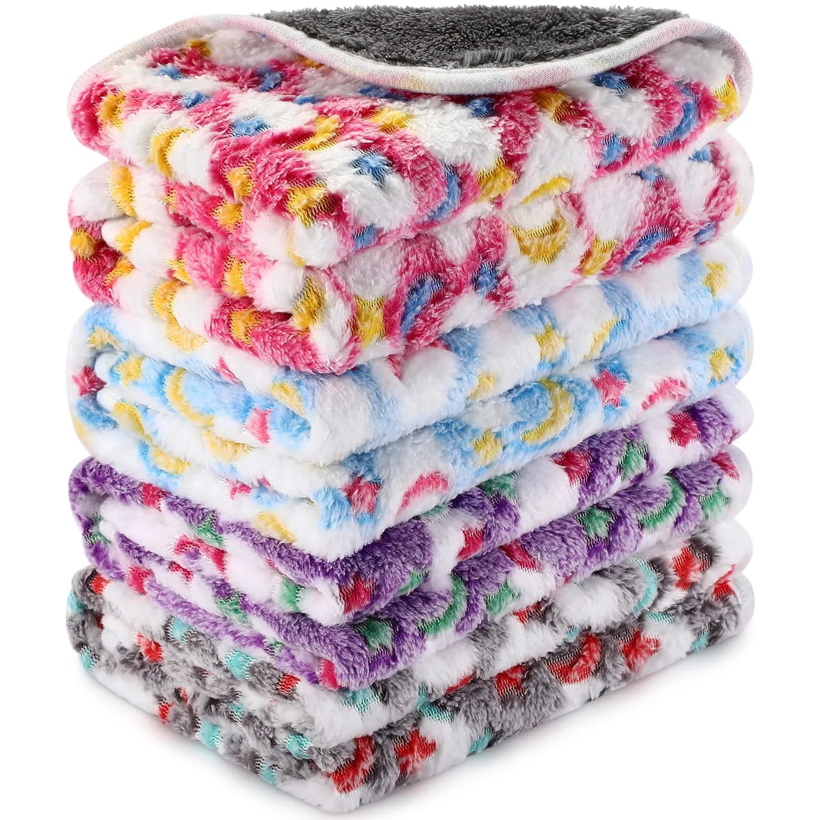 Reginary Guinea Pig Fleece Cage Liners, Moon Star, 24 x 16 Inch | Waterproof & Soft Bedding for Small Pets — Moon Star Pattern