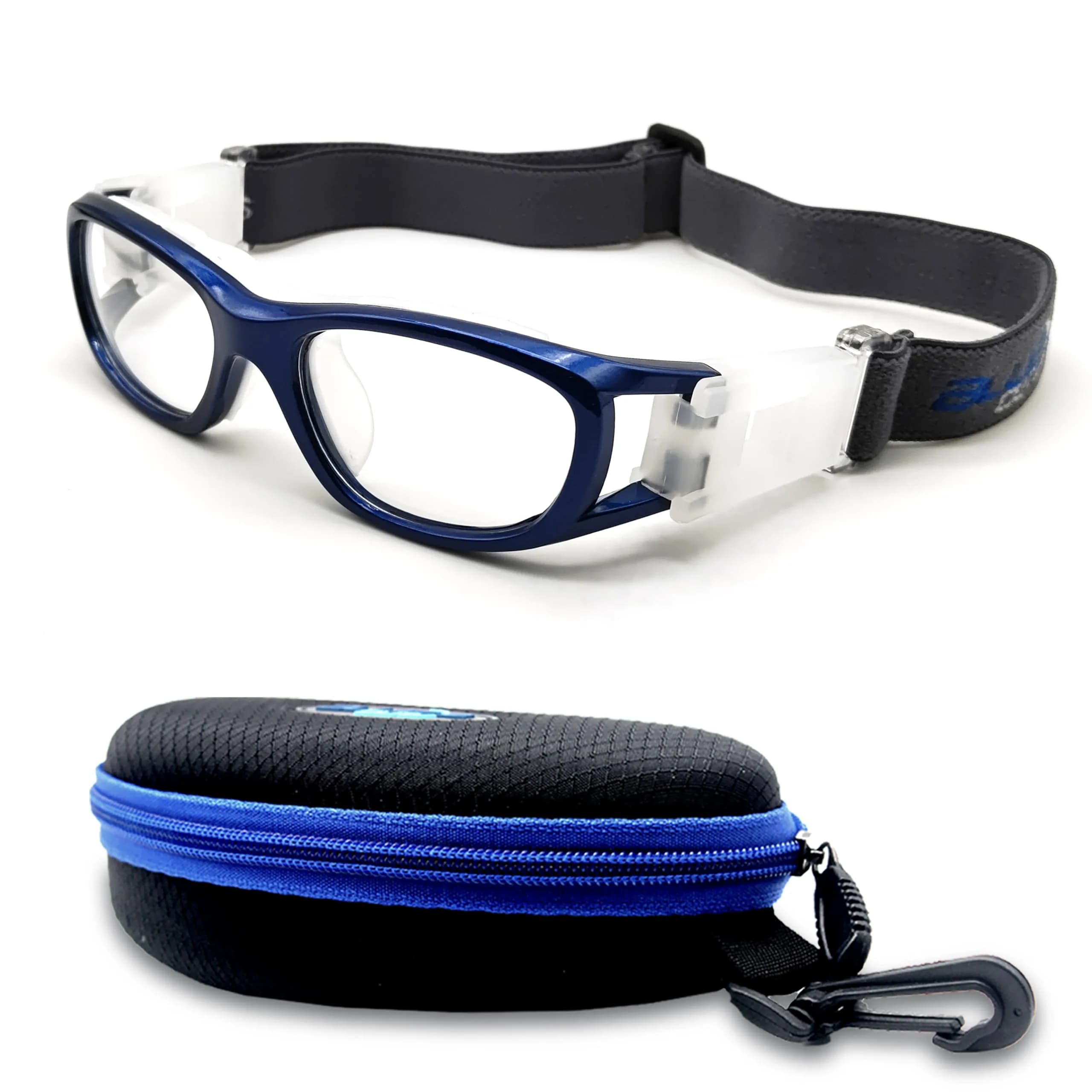 BLUE CUT Safety Basketball Goggles for Kids | Anti-Fog, Adjustable Strap, Durable Plastic Frame - main product image
