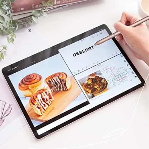 Dogxiong Mystic Pink Stylus Pen for Samsung Galaxy Tab S7 FE & S7 | 4096 Pressure Sensitivity | Includes 5 Replacement Tips thumbnail 4