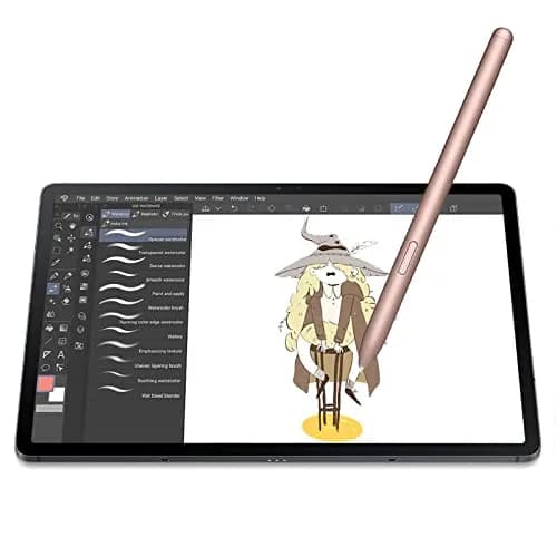 Dogxiong Mystic Pink Stylus Pen for Samsung Galaxy Tab S7 FE & S7 | 4096 Pressure Sensitivity | Includes 5 Replacement Tips thumbnail 2