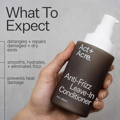 ACT+ ACRE 2% Squalene Leave-In Conditioner | Anti-Frizz Lightweight Nourishing thumbnail 2