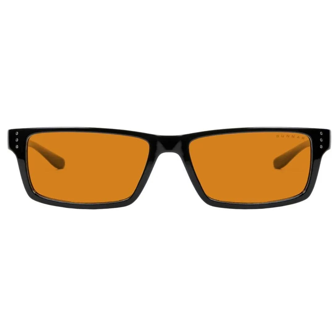 Gunnar Riot Onyx Amber Max Blue Light Blocking Computer Glasses 57 mm | Patented Lens Technology - view 3