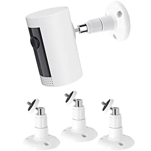 Gresur White 3 Pack Camera Wall Mount Bracket for Ring Stick Up Cam & Outdoor Cam Plus, 8cm (3.15in) x 11cm (4.33in) x 8cm (3.15in) thumbnail 1