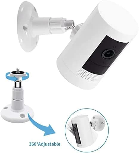 Gresur White 3 Pack Camera Wall Mount Bracket for Ring Stick Up Cam & Outdoor Cam Plus, 8cm (3.15in) x 11cm (4.33in) x 8cm (3.15in) thumbnail 8