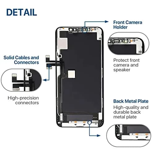 FFtopu iPhone 11 Pro Max Screen Replacement Kit 6.5'' LCD Display 3D Touch Full HD Digitizer 156 g (5.5 oz) | Repair Your Phone Screen thumbnail 6