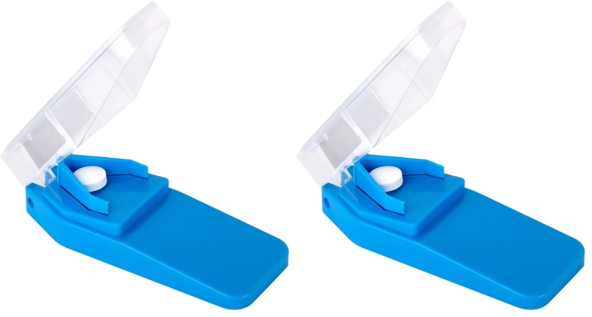 EZY DOSE Pill Cutter and Splitter | Stainless Steel Blade Compact Travel Size — Standard