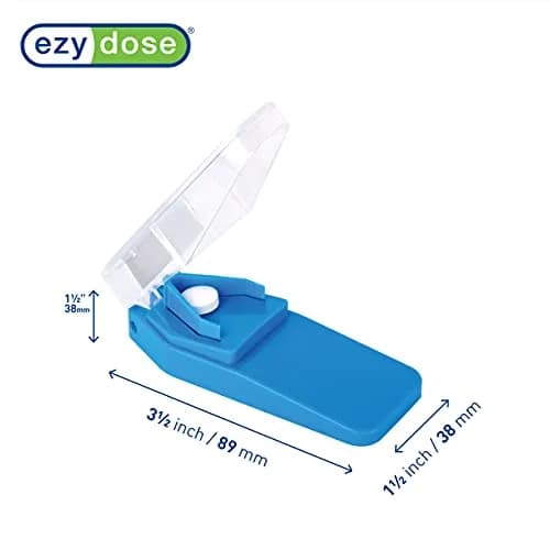 EZY DOSE Pill Cutter and Splitter | Stainless Steel Blade Compact Travel Size thumbnail 6