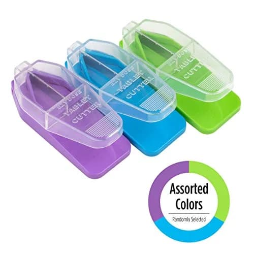 EZY DOSE Pill Cutter and Splitter | Stainless Steel Blade Compact Travel Size thumbnail 3