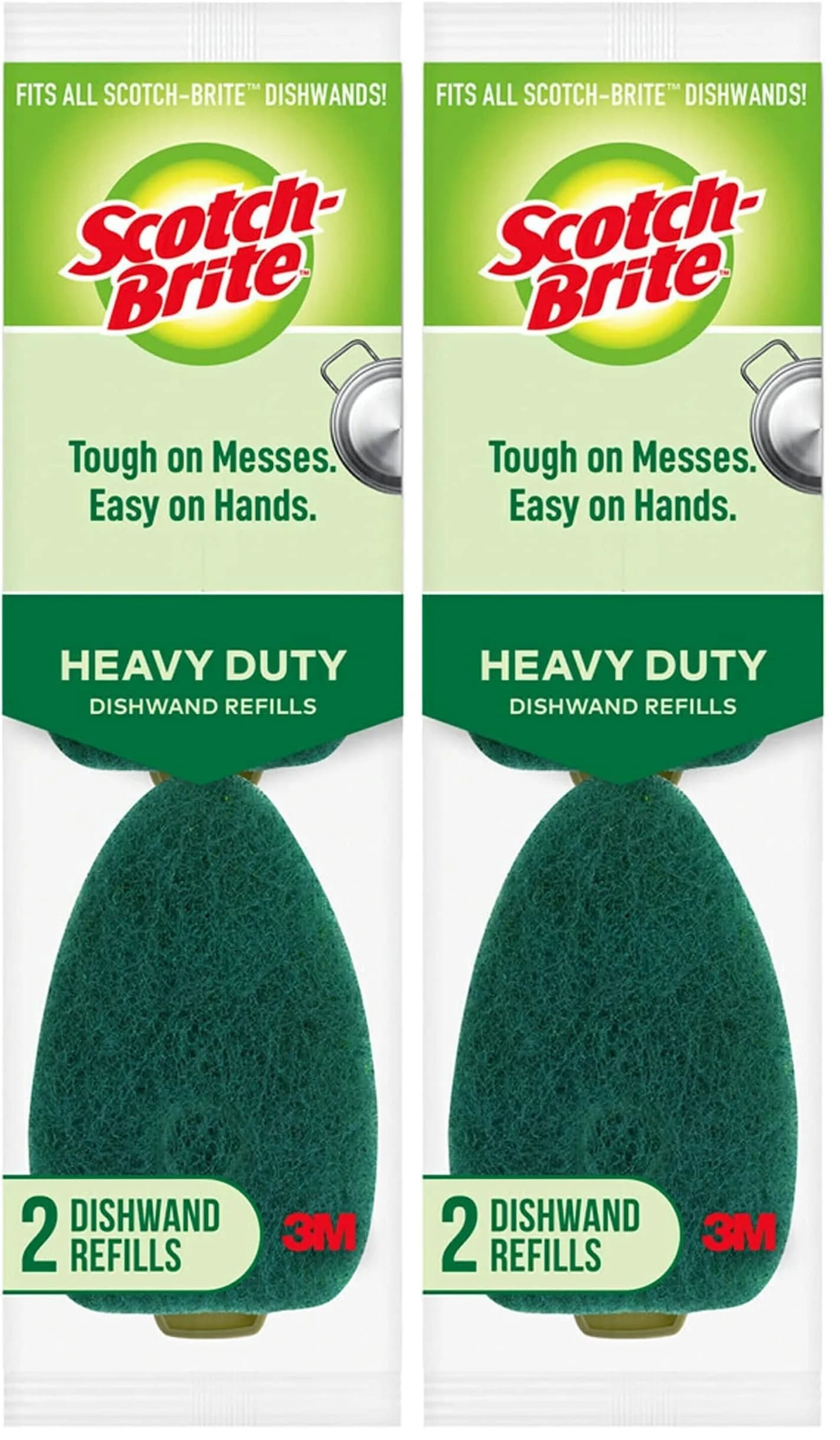 Scotch-Brite Heavy Duty Dishwand Refills 2.27 kg (5 lb) | Scrubbing Fibers Made from 100% Recycled Content - main product image