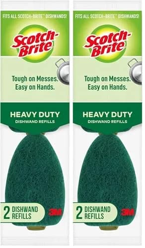 Scotch-Brite Heavy Duty Dishwand Refills 2.27 kg (5 lb) | Scrubbing Fibers Made from 100% Recycled Content thumbnail 1