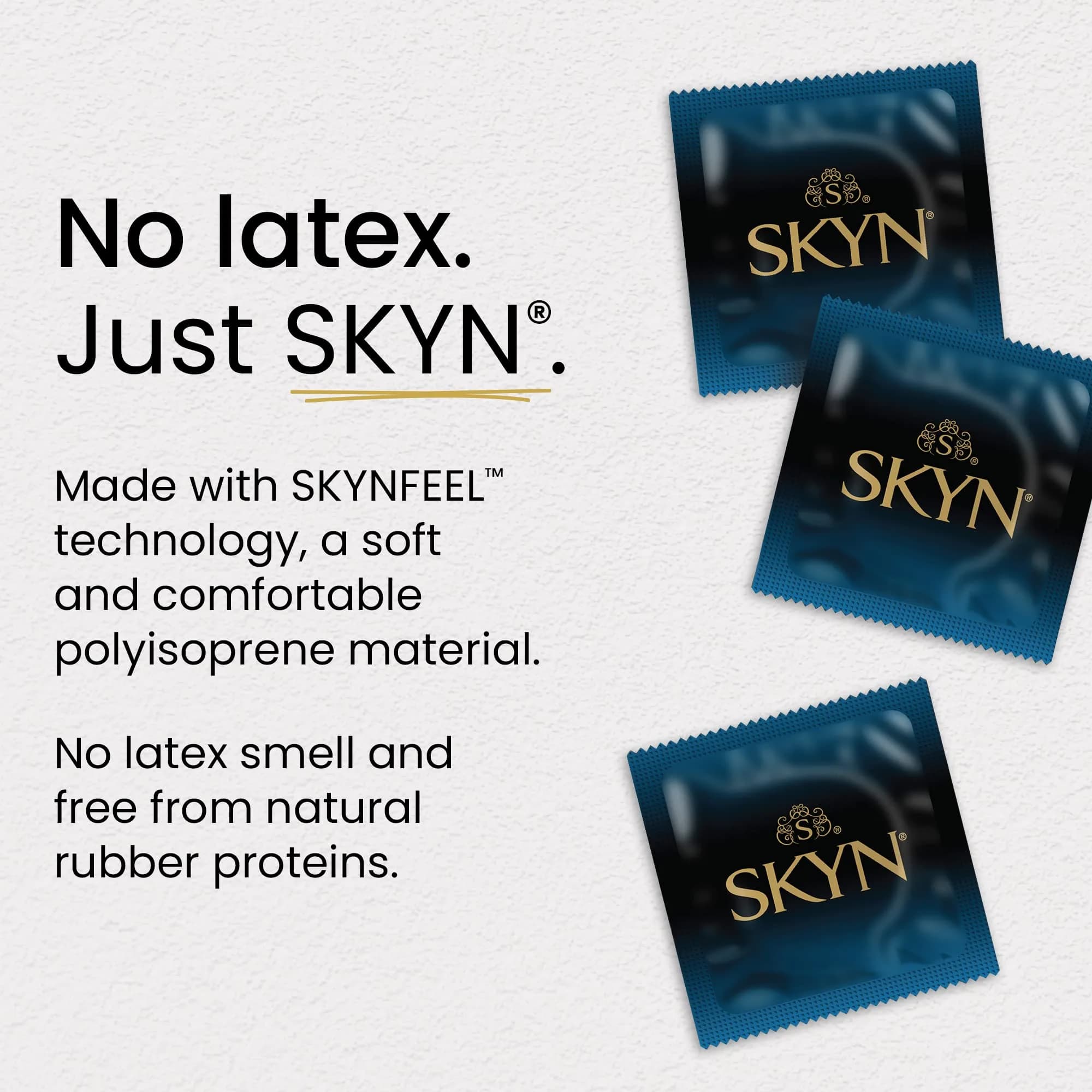 SKYN Extra Lube Condoms, Latex-Free, 12 Count (Pack of 2) | Lubricated Polyisoprene Condoms - view 4