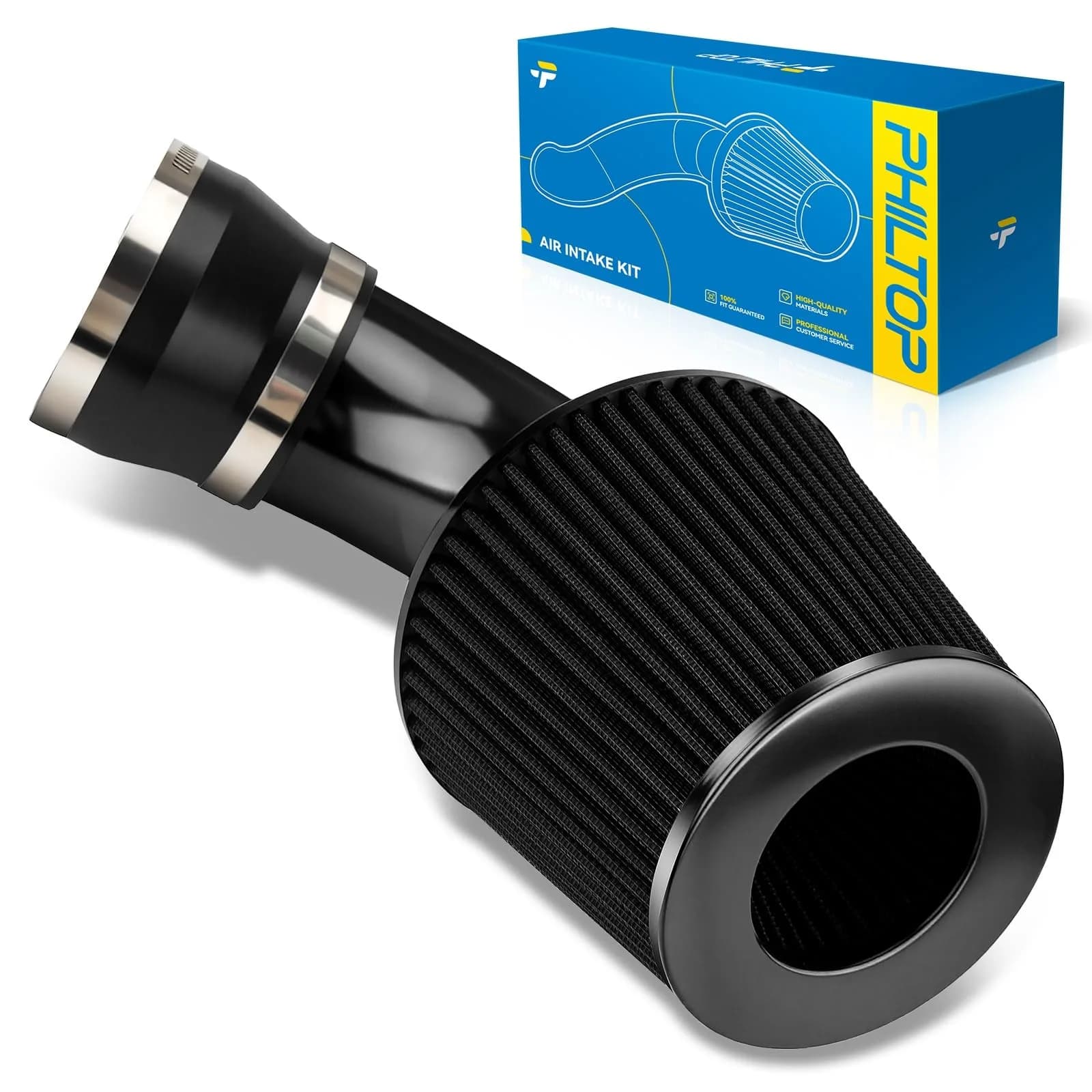 PHILTOP 3" Cold Air Intake Kit for 2001-2005 BMW 325i, 330Ci, 325Ci, 325xi | Aluminum Performance Intake