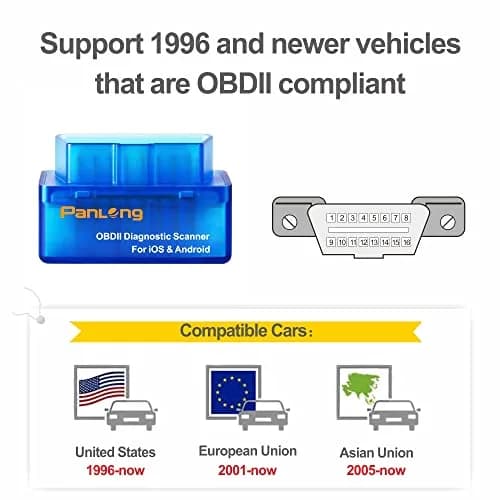 Panlong Bluetooth OBD2 Scanner for iOS Android | Reads & Clears Engine Codes thumbnail 6
