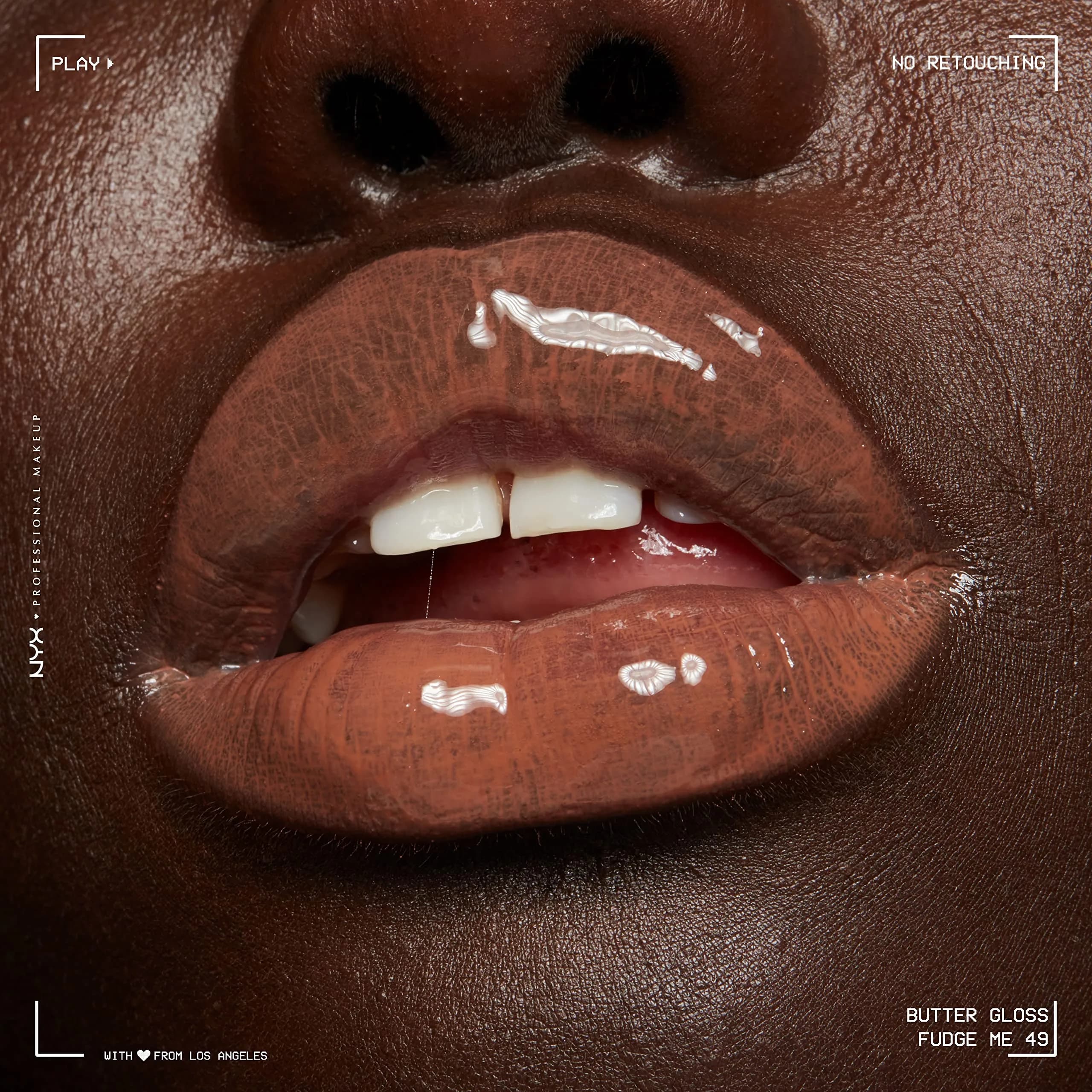 NYX PROFESSIONAL MAKEUP Butter Gloss Lip Gloss - Fudge Me (Warm Brown), Pack of 2 | Non-Sticky, Sheer to Medium Coverage for Brown Skin Tones - view 8