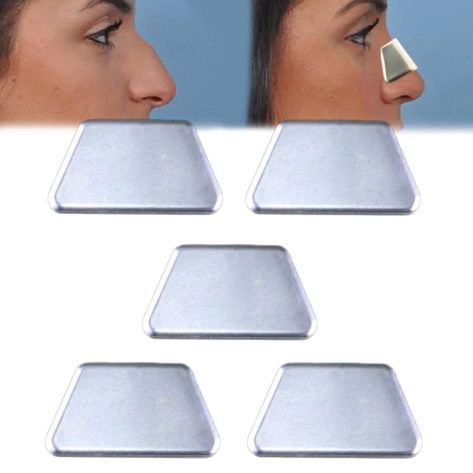 MUROCEA Aluminum Nasal Splints | Support for Rhinoplasty & Fracture | Adult Unisex — L