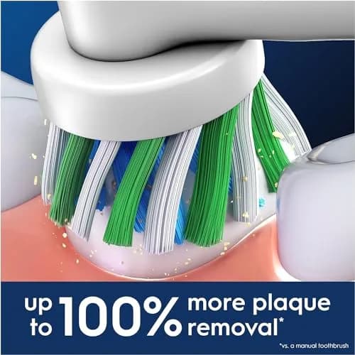 Oral-B Pro Cross Action Electric Toothbrush Head 8 Pack | Deeper Plaque Removal with X-Shape Bristles thumbnail 5