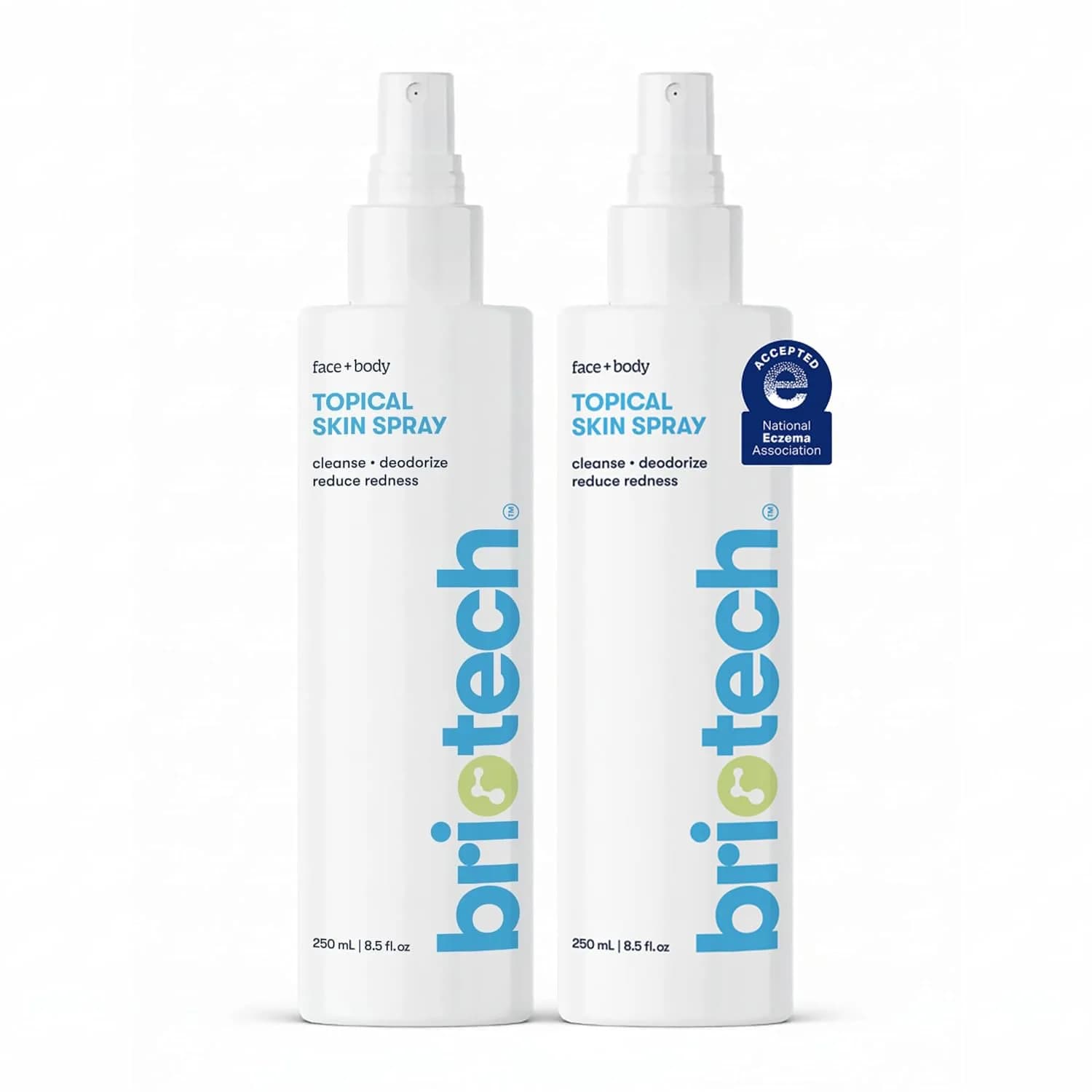 BRIOTECH Topical Skin Spray HOCl Skincare 500ml (17 Fl Oz) | Calms Redness & Soothes Stressed Skin