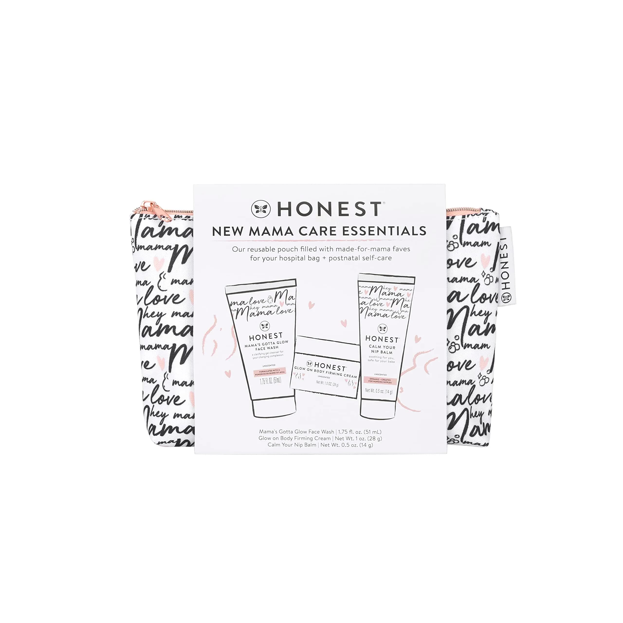 The Honest Company New Mama Mini Essentials Set: Travel Size Nip Balm & Body Cream, 3-Piece - view 8