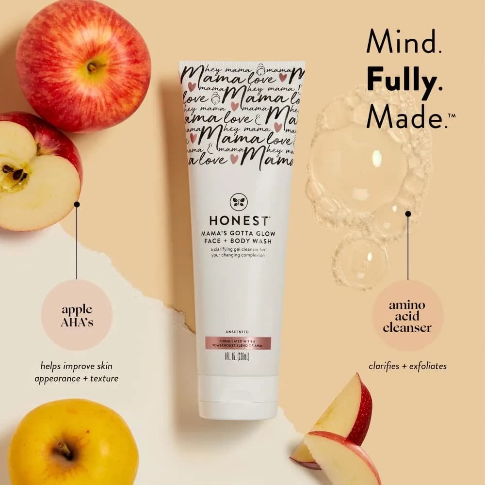 The Honest Company New Mama Mini Essentials Set: Travel Size Nip Balm & Body Cream, 3-Piece - view 4