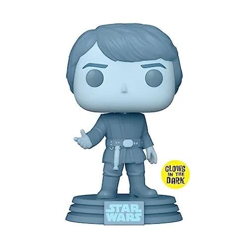 Funko Star Wars Return of The Jedi Holographic Luke Skywalker Vinyl Figure 20cm | Glow in The Dark Collectible Kid Gift thumbnail 6