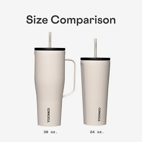 Corkcicle Cold Cup XL Handle Tumbler 30 oz Black | Triple-Insulated Stainless Steel thumbnail 6