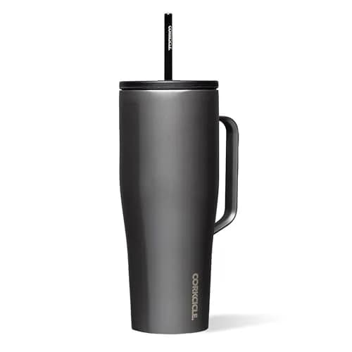 Corkcicle Cold Cup XL Handle Tumbler 30 oz Ceramic Slate | Triple-Insulated, BPA-Free, Fits Car Cupholders thumbnail 1