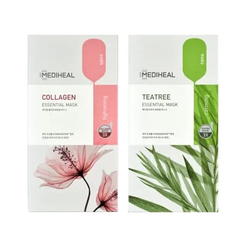 MEDIHEAL Collagen & Teatree Sheet Mask 20 Sheets | Hydrating, Firming & Soothing for All Skin Types thumbnail 1