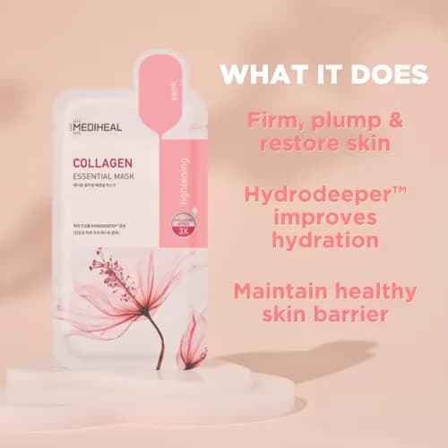 MEDIHEAL Collagen & Teatree Sheet Mask 20 Sheets | Hydrating, Firming & Soothing for All Skin Types thumbnail 2
