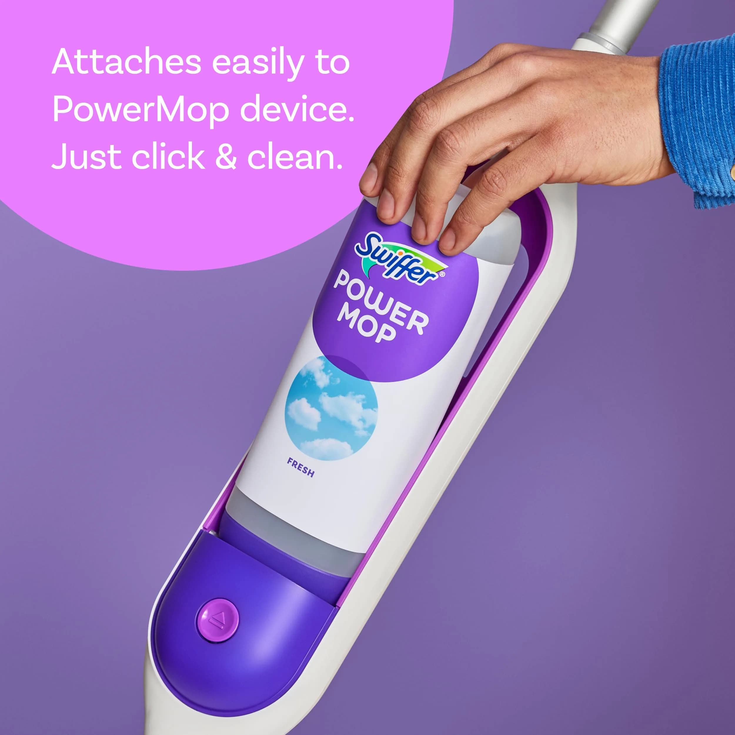 Swiffer PowerMop Fresh Scent Liquid Floor Cleaner Refills - 2 Count, 25.35 Fl Oz Each - view 5