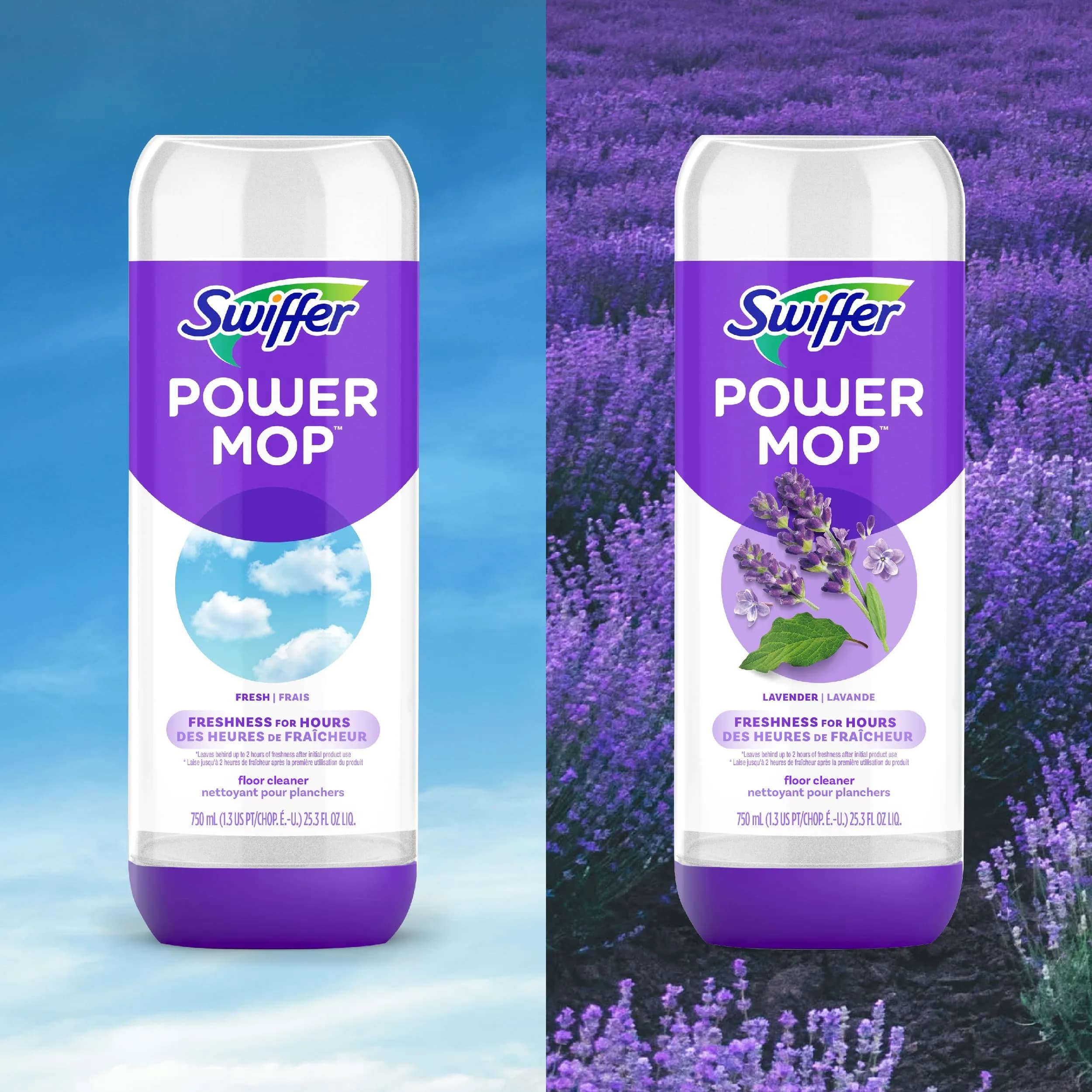Swiffer PowerMop Fresh Scent Liquid Floor Cleaner Refills - 2 Count, 25.35 Fl Oz Each - view 9