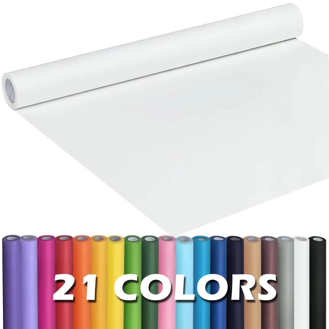PH PERKHOMY White Kraft Paper Roll 17.5" x 80' | Versatile Gift & Craft Paper