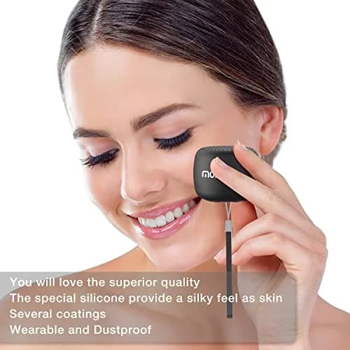 MOMOHO Mini Bluetooth Speaker Wireless Small Bluetooth Speaker with Built in Mic, TWS Portable for Travel Party Gift Outdoor Laptop (Black) thumbnail 4