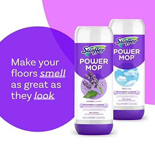 Swiffer PowerMop Floor Cleaner Refill Solution Lavender Scent 1.5L (50.7 Fl Oz) | All-Purpose Multi-Surface Cleaner for Tile, Vinyl, Laminate, Wood thumbnail 5