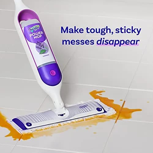 Swiffer PowerMop Floor Cleaner Refill Solution Lavender Scent 1.5L (50.7 Fl Oz) | All-Purpose Multi-Surface Cleaner for Tile, Vinyl, Laminate, Wood - view 3