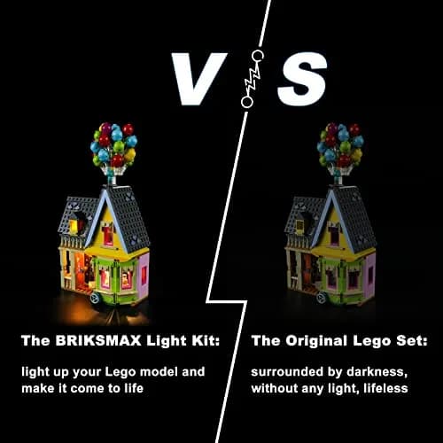 BRIKSMAX LED Lighting Kit for LEGO-43217 Up House | Compatible with Disney Building Blocks thumbnail 5