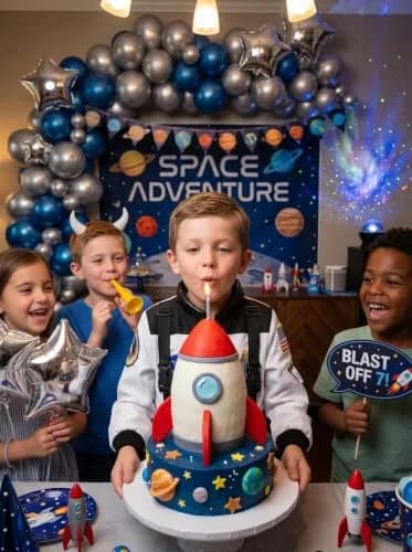 Dormstop Kids Astronaut Costume NASA Space Jumpsuit for Boys Girls Space Pretend Dress up White (5-7 Years) thumbnail 4