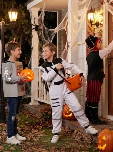 Dormstop Kids Astronaut Costume NASA Space Jumpsuit for Boys Girls Space Pretend Dress up White (5-7 Years) thumbnail 6