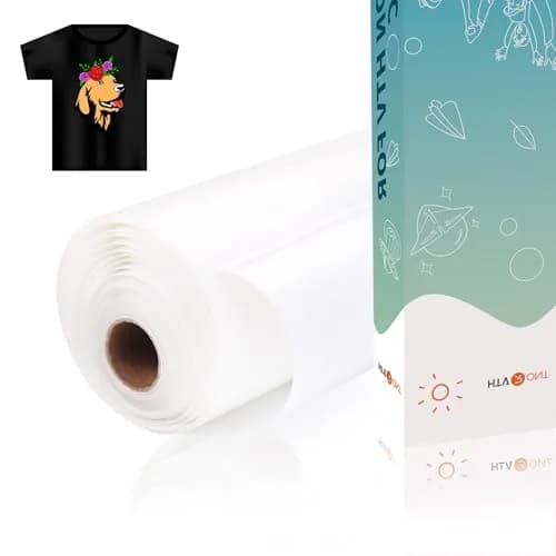 HTVRONT Sublimation HTV for Dark/Light Cotton Fabric - Matte Finish, 30.48cm x 6.1m (12" x 20 FT) thumbnail 1