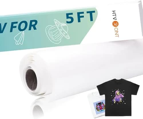 HTVRONT Sublimation HTV for Dark/Light Fabric - Matte, 30.48cm x 1.52m (12" X 5 FT) thumbnail 1