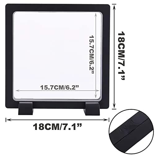 YITOU Display Enclosure 7.1 Inch 3D Floating Frame for Jewelry & Collectibles | Light & Reusable thumbnail 7