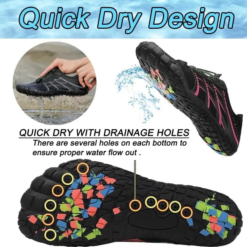 LIZRHA Water Shoes for Men & Women | Quick Dry, Anti-Slip, Breathable, Unisex Water Footwear (10.5 Women/9.5 Men) thumbnail 11