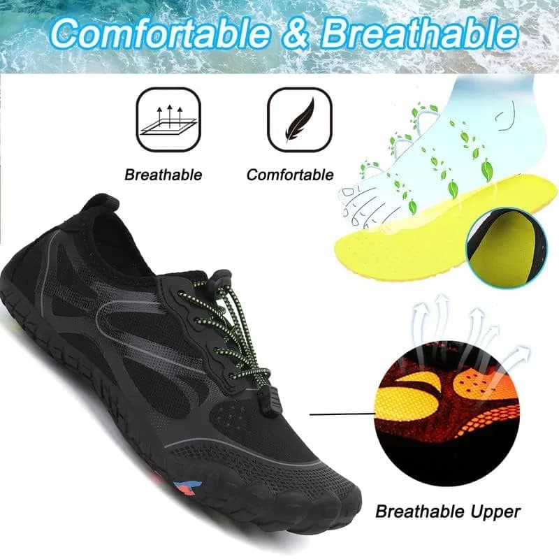 LIZRHA Water Shoes for Men & Women | Quick Dry, Anti-Slip, Breathable, Unisex Water Footwear (10.5 Women/9.5 Men) thumbnail 8