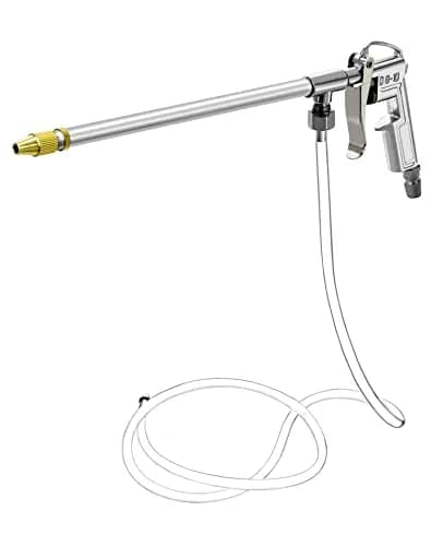 QWORK Spray Gun 2 Pack Aluminum Pneumatic Air Valve 1/4" | Durable, Adjustable, High Pressure thumbnail 2