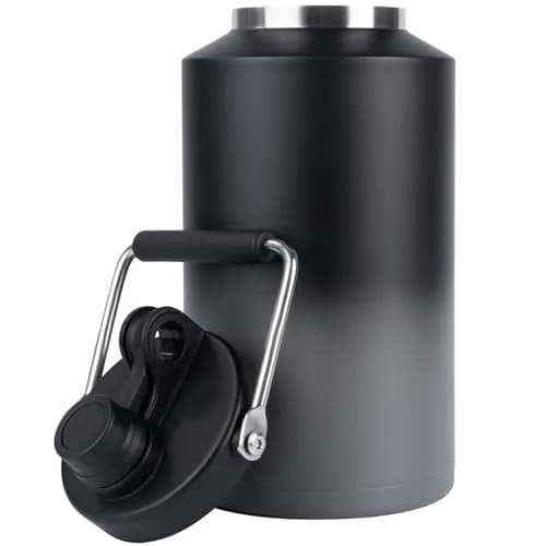 Kerilyn Insulated Gallon Jug with Handle, 3785ml (128oz) Stainless Steel | Grey Gradient thumbnail 1